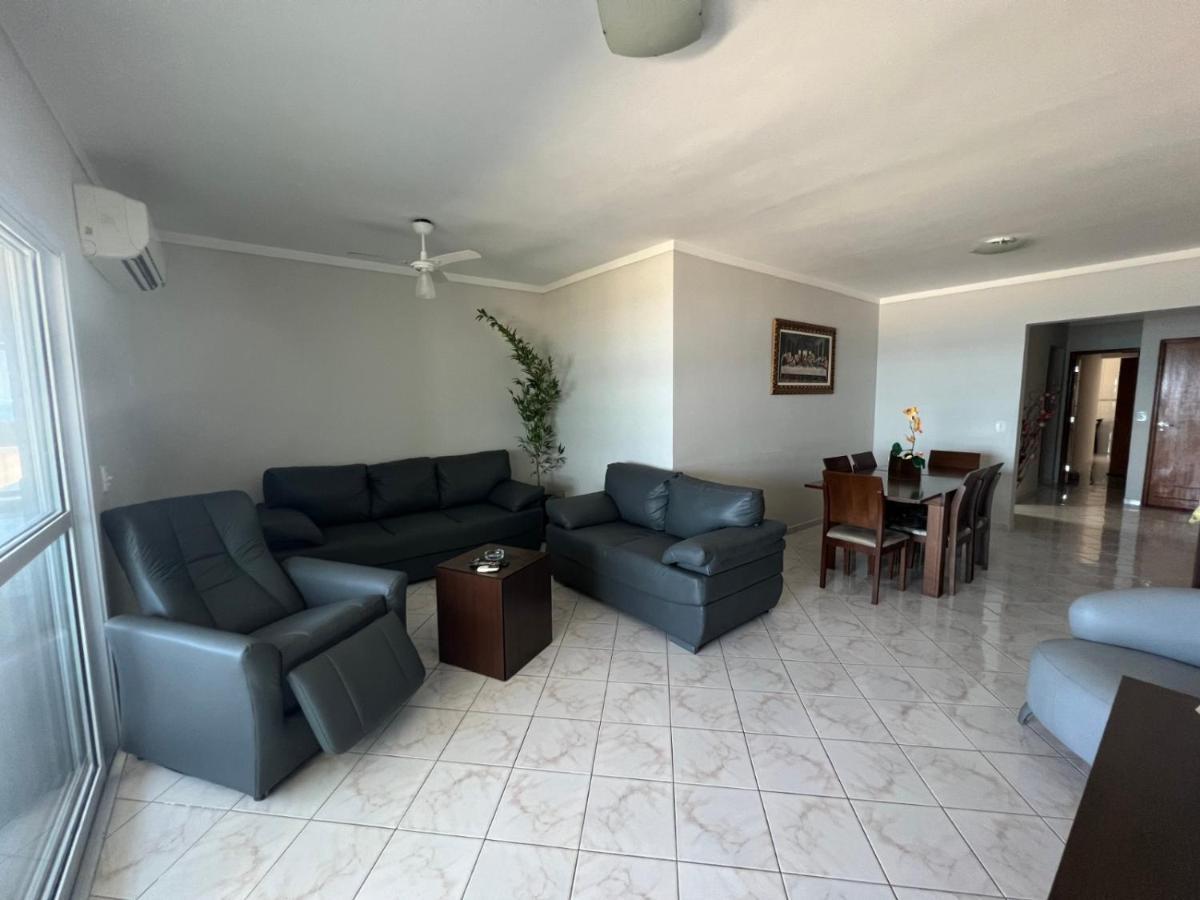 Apartamento Guilhermina De Frente Para O Mar Praia Grande  Buitenkant foto