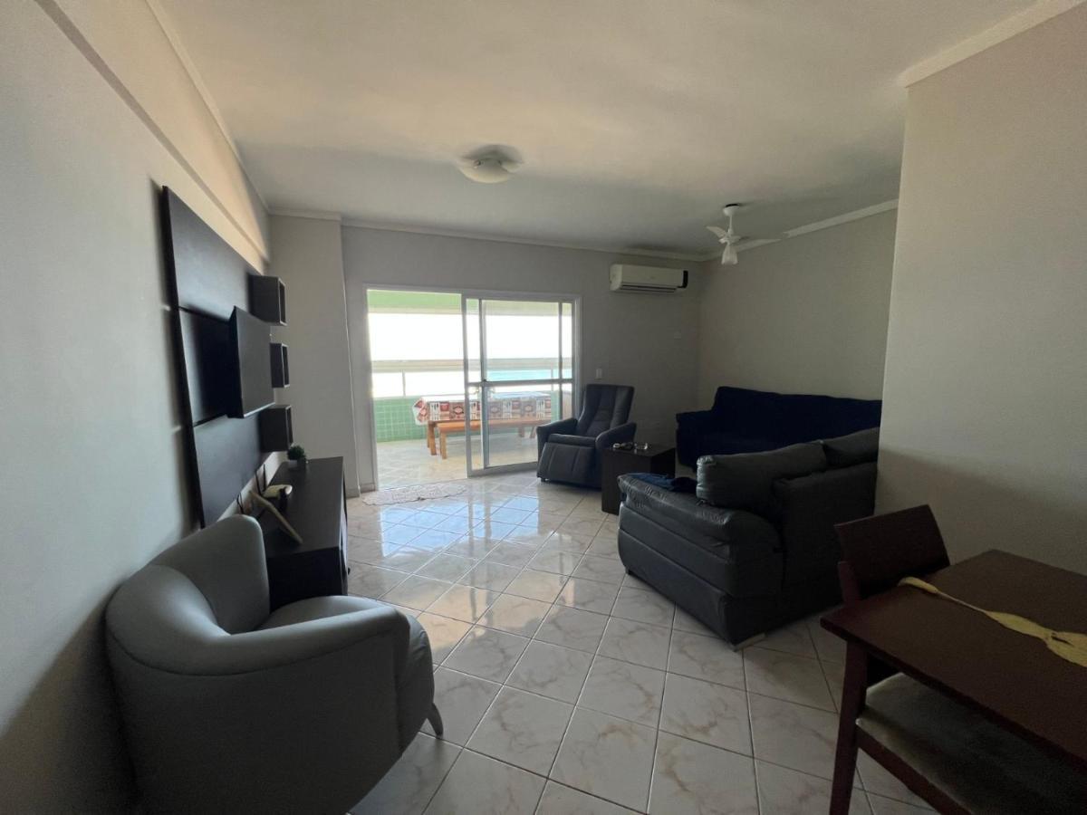 Apartamento Guilhermina De Frente Para O Mar Praia Grande  Buitenkant foto