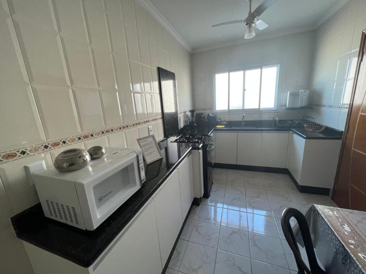 Apartamento Guilhermina De Frente Para O Mar Praia Grande  Buitenkant foto